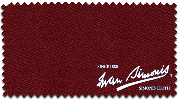 Simonis Pool Cloth 860 165cm Burgundy