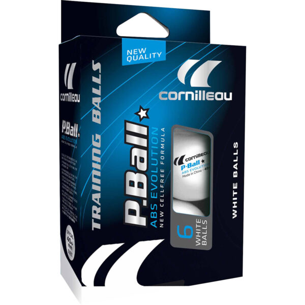Cornilleau ABS Evolution Table Tennis Balls 6pcs
