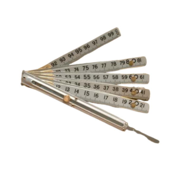 Ruler with Measurement Tape