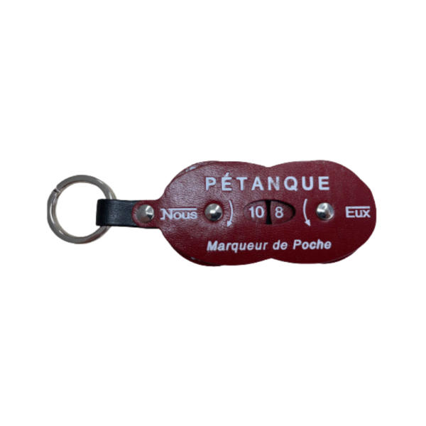Leather Scorekeeper Keychain