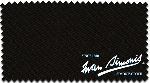 Simonis Pool Cloth 760 165cm Black
