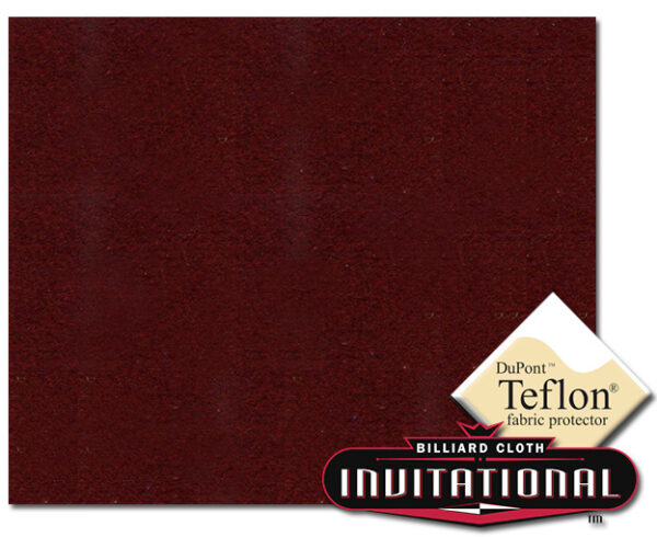 Championship Pool Cloth 168cm Teflon Wine Red #66