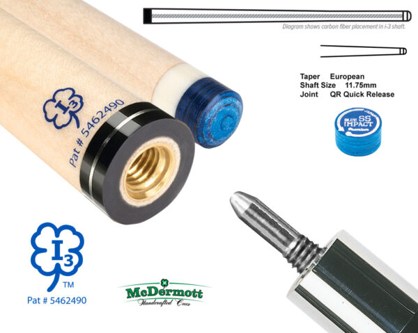 McDermott I-3 Shaft QR Joint 11.75mm