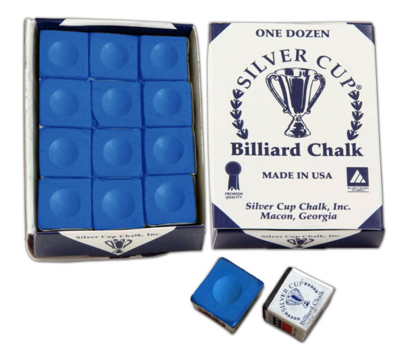 Silver Cup Chalk Blue 12pcs