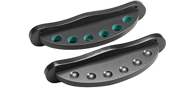 Deluxe Wall Cue Holder 6-cue Black