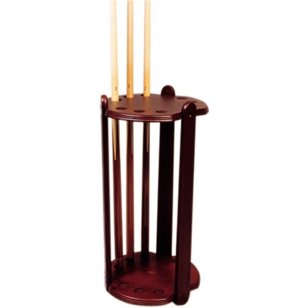 Buffalo Floor Cue Holder Mahogany