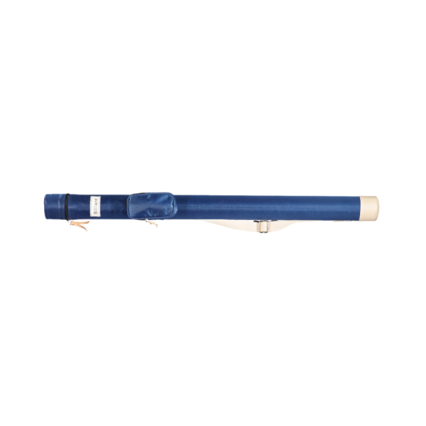 Rund cue case Blue 1/1