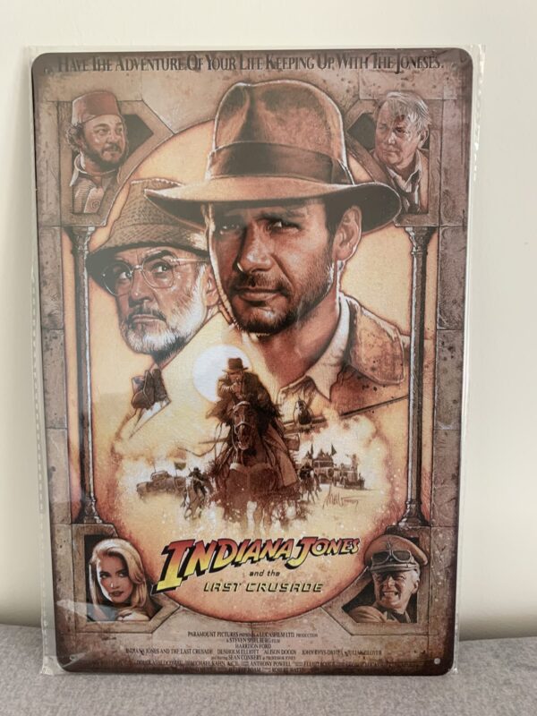 Metal Wall Art Indiana Jones