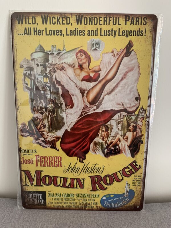 Metal Wall Art Moulin Rouge
