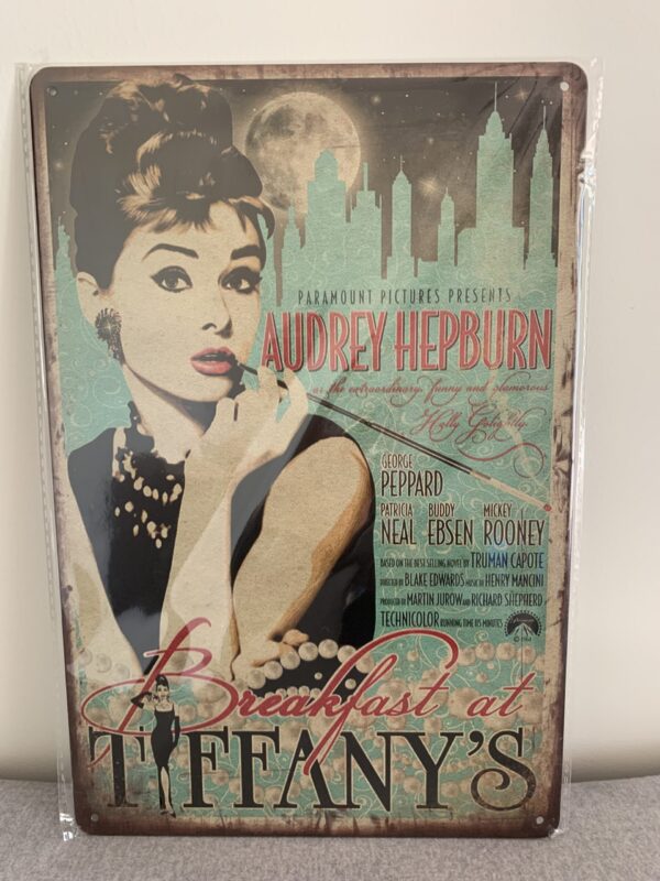 Metal Wall Art Breakfast at Tiffany’s