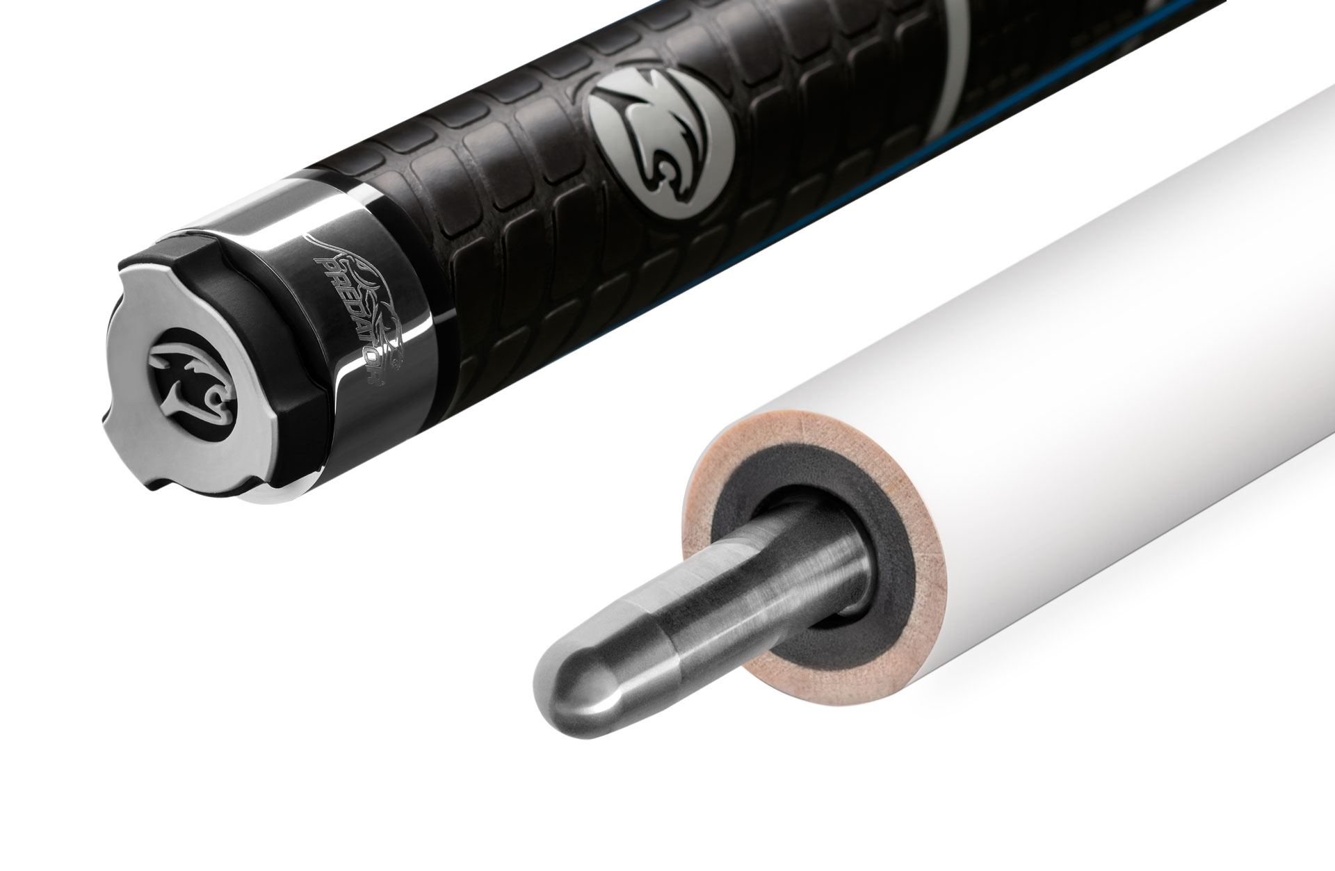 10478-Pool-Cue-Predator-SPO3-Sport-Volt-White-SW-Uni-Loc-butt-joint
