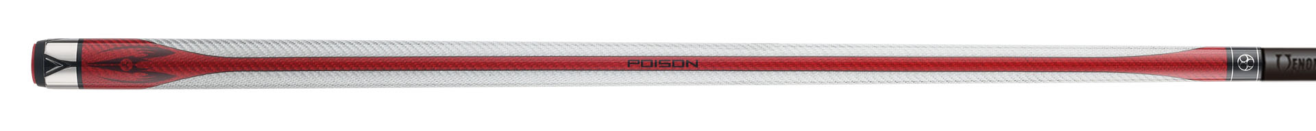 Poison-Maelith-Pool-Cue-venom-Carbon-Shaft-Grey-Red-NW